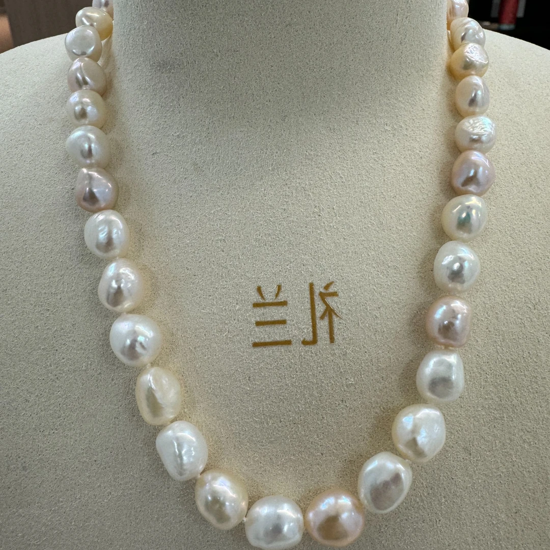 孤品【晚晚】S925银无核淡水珍珠项链