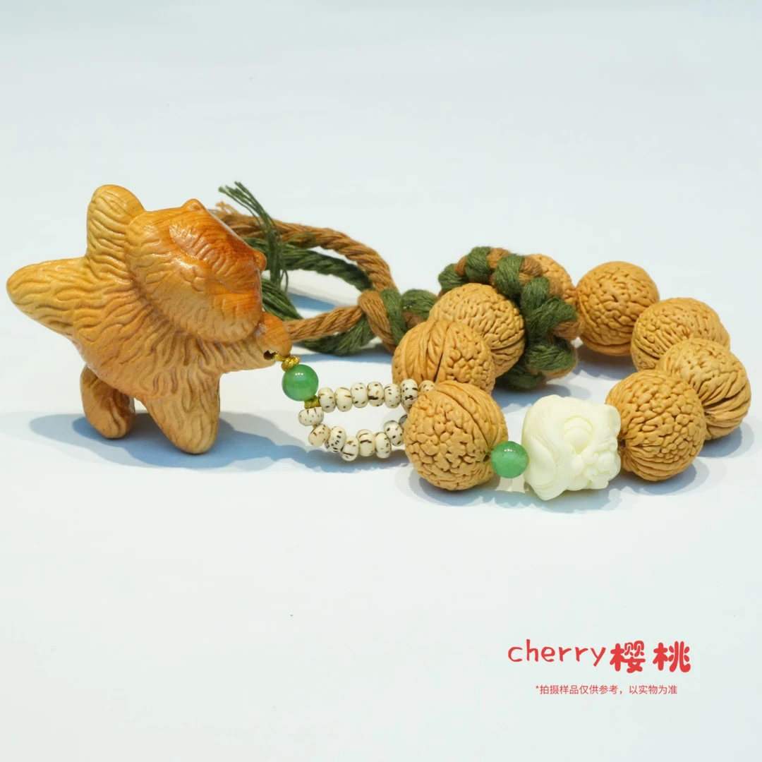 躺平猫DIY桃核挂件GJ414