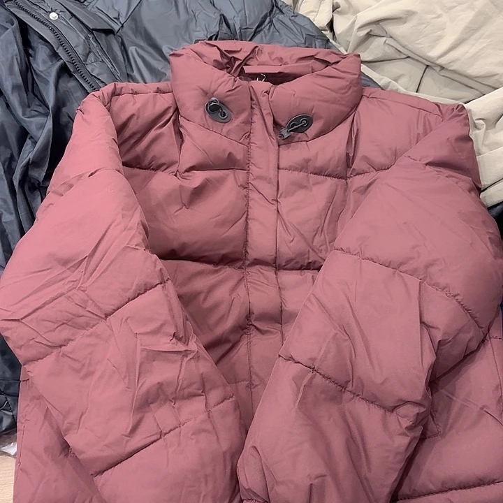 红色不带帽棉服 L 码