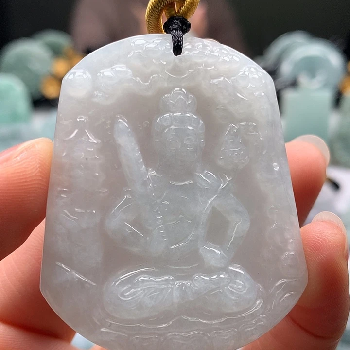 翡翠未镶嵌颈饰虚空藏福利