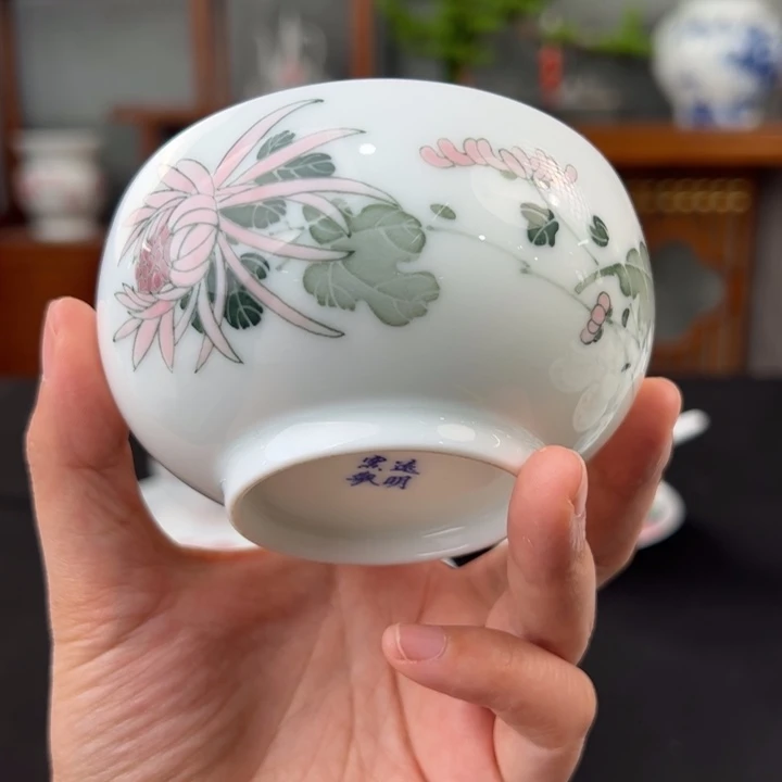 滑石子 菊花观赏罗汉杯