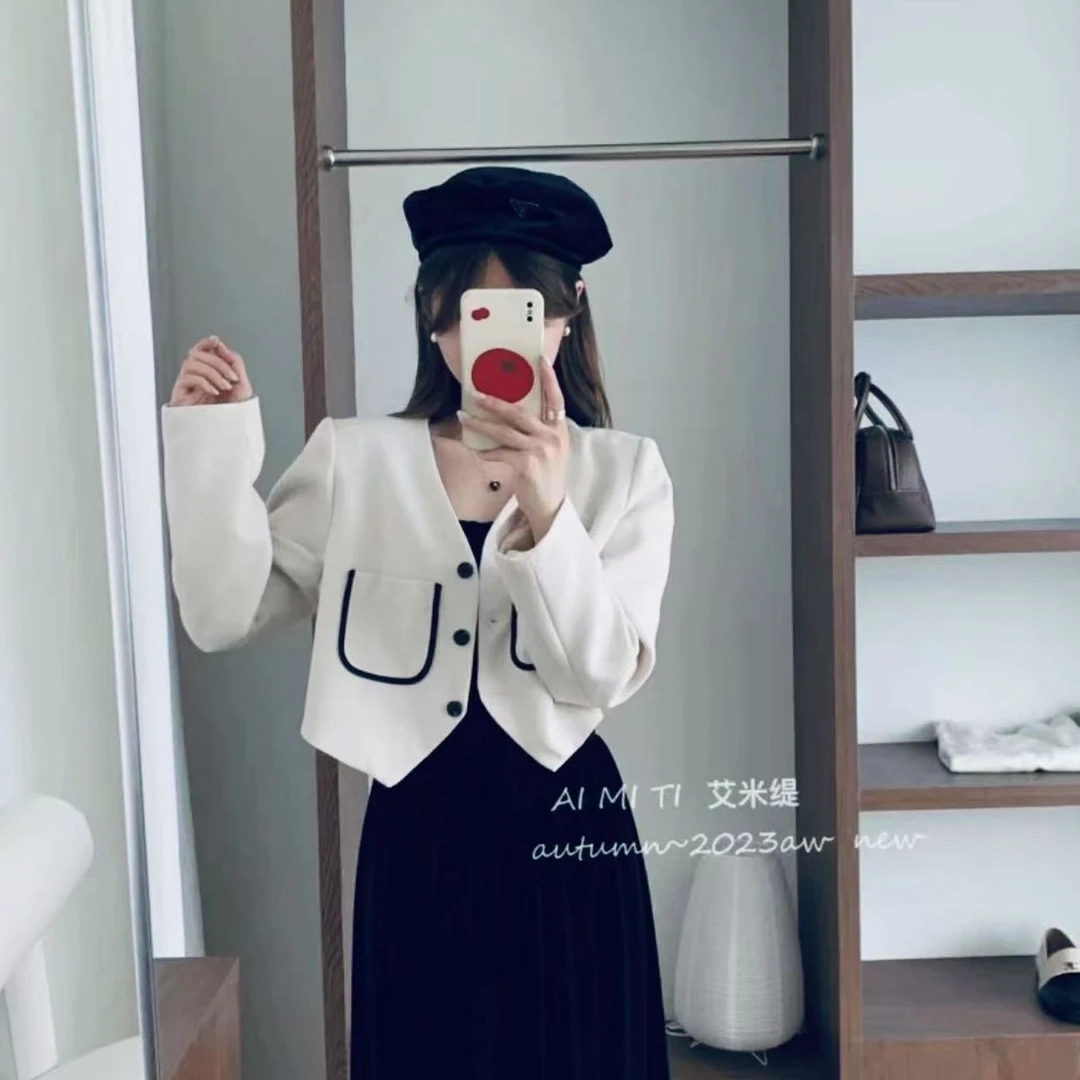 【高奢•左左】NN1353-时尚女装设计感外套法式气质显瘦洋气百搭