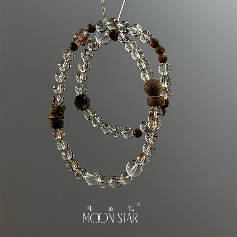 【香沐】天然黑金超7搭配沉香双圈