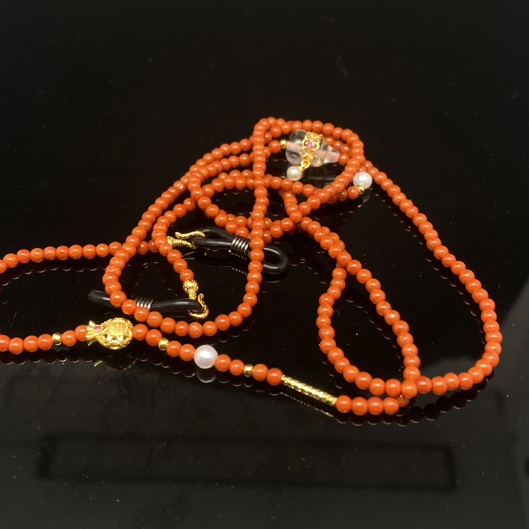 B1231GMD196（多样性发其一）南红眼镜链