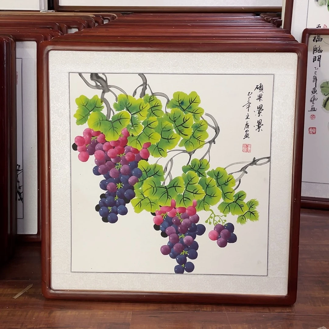 国画带框尺寸63*63厘米