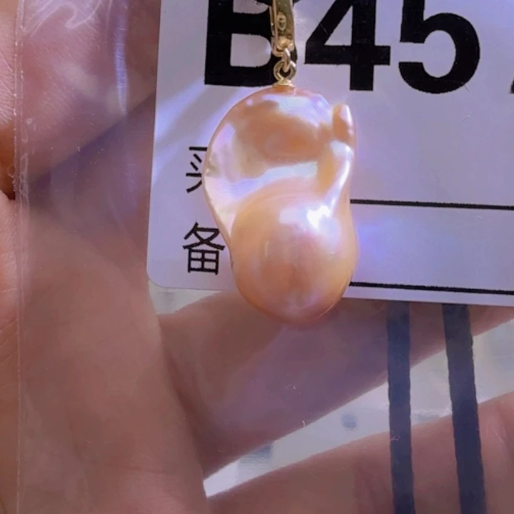 淡水珍珠银S925镶嵌颈饰