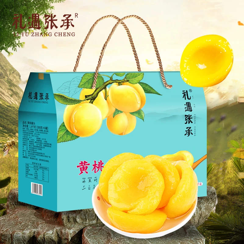 礼遇张承1.8kg黄桃罐头