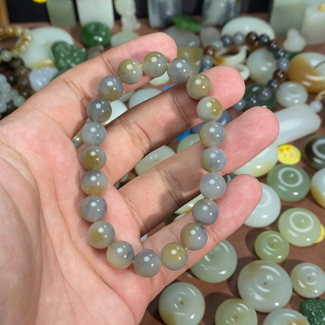 和田玉未镶嵌吊坠(不含链)月*?