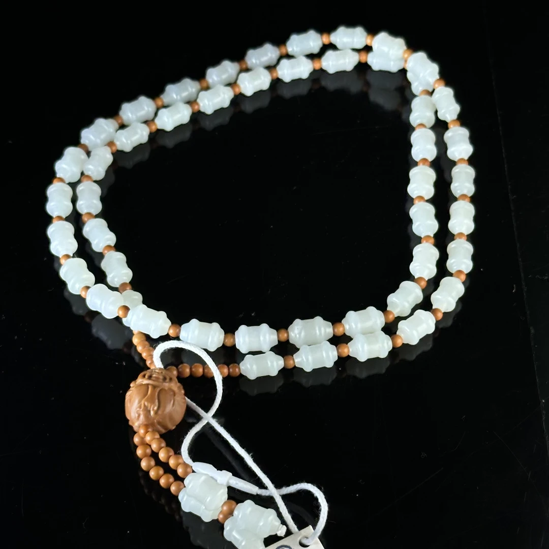 20世纪和田玉竹节手持 福利品 24112436*【上海兰馨】