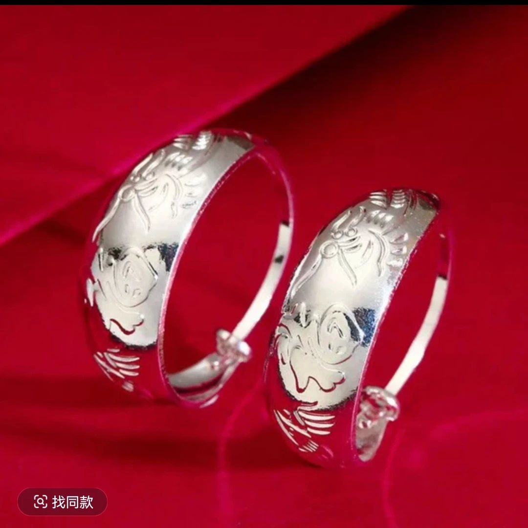 非金属亚克力吊坠  真爱定格满天星耳环一对