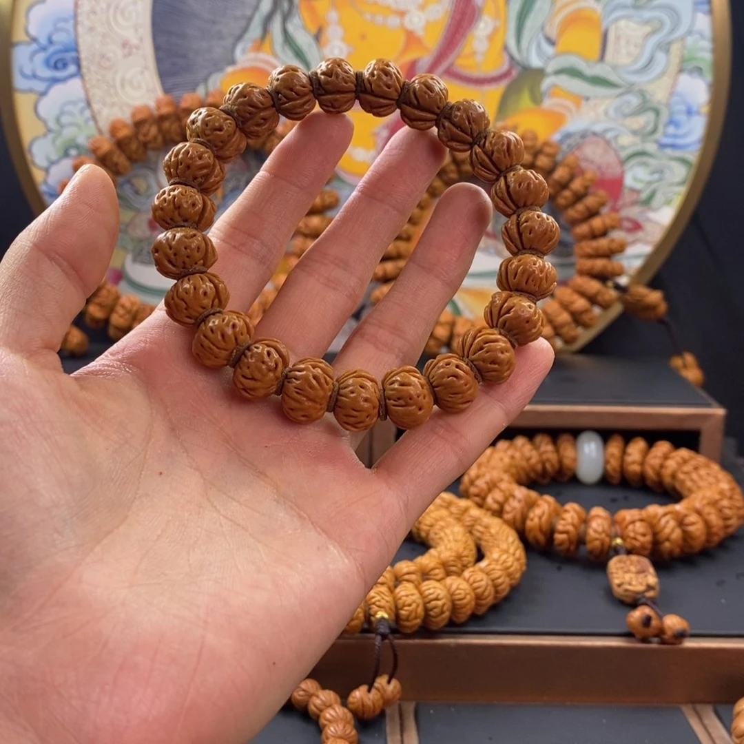 桃核手串龙纹桃核蟠桃