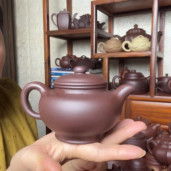 紫砂茶壶掇只300cc半手工