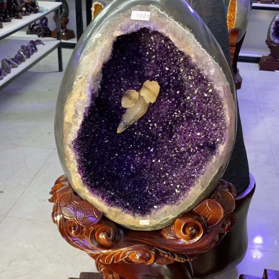 水晶摆件婷未镶嵌