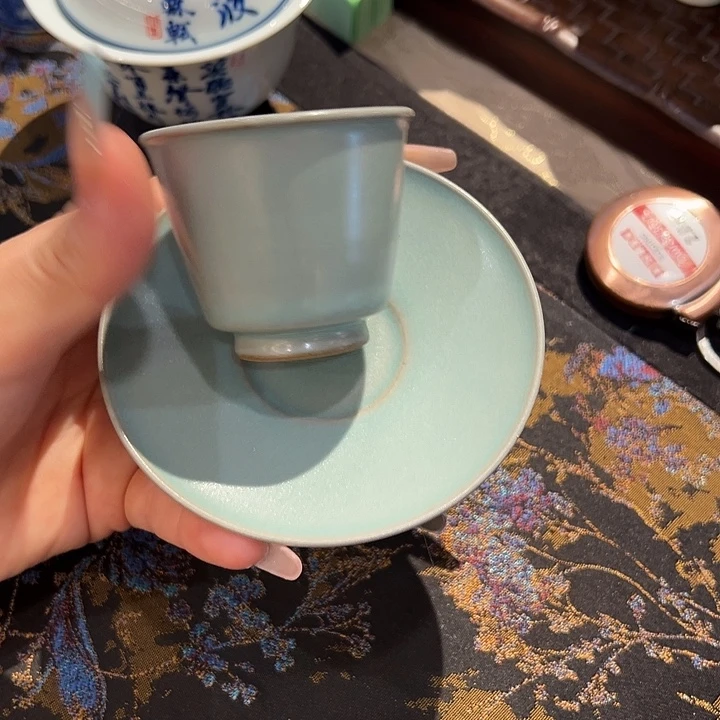 汝瓷汝瓷单杯加一碟