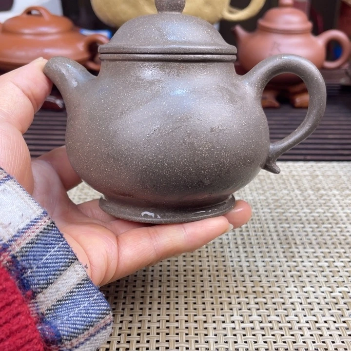 紫砂茶壶潘壶青段shou g
