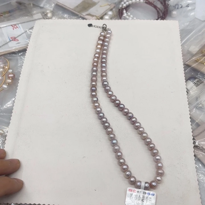 未镶嵌淡水珍珠颈饰019