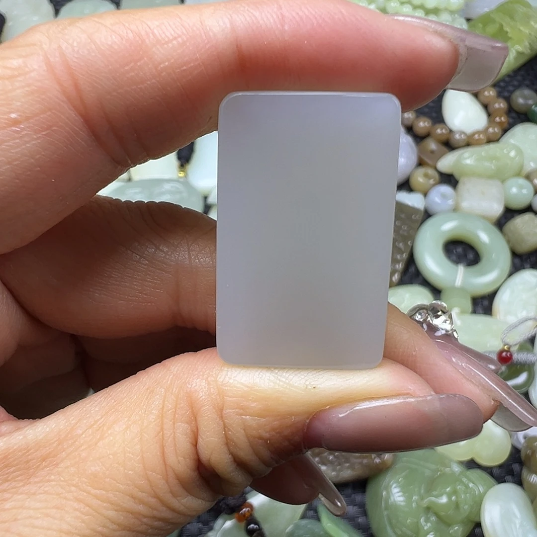 和田玉未镶嵌吊坠(不含链)卡31