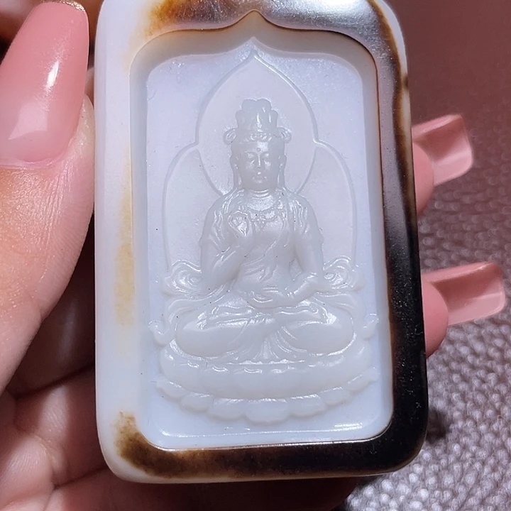 古***月颈饰未镶嵌和田玉