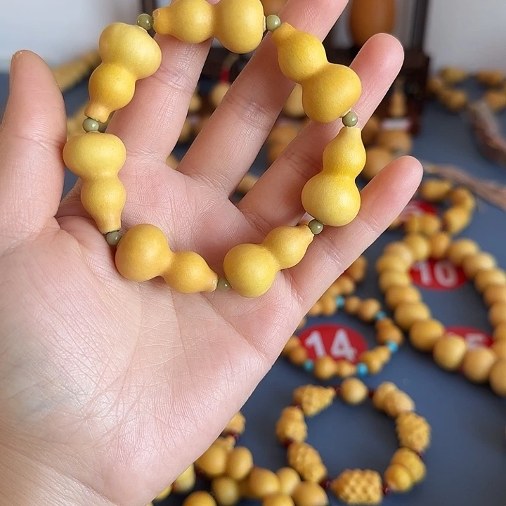 缘***烤天然葫芦手持手串