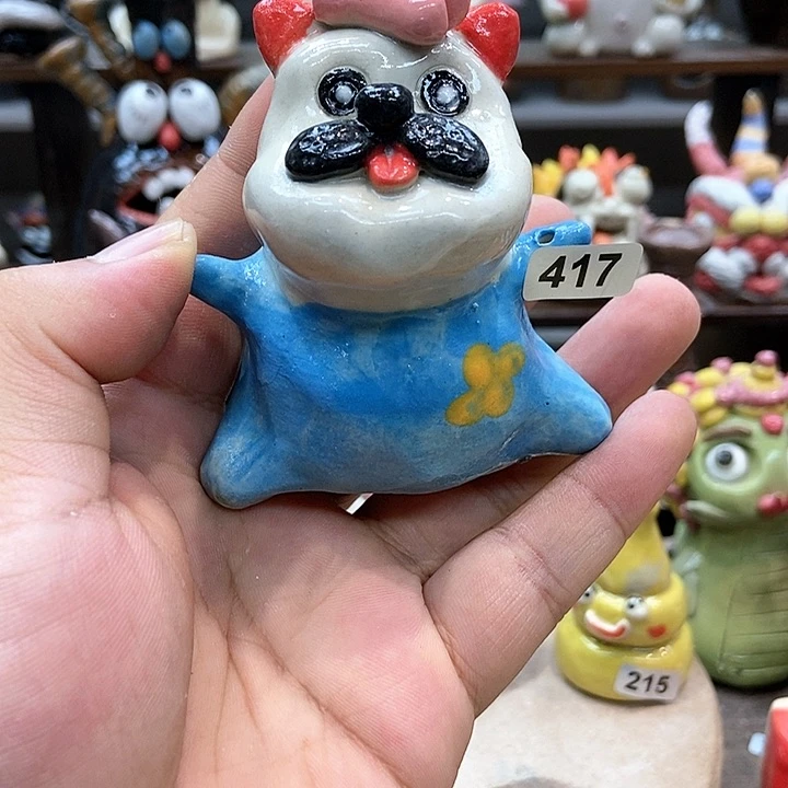 摆件直播间手工陶瓷摆件417