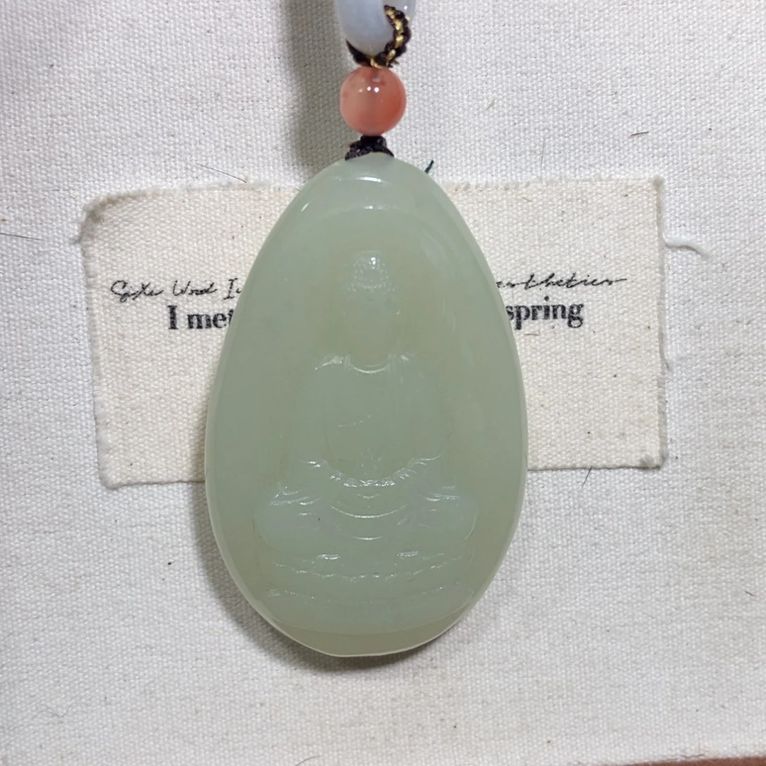 和田玉（糖玉）颈饰未镶嵌