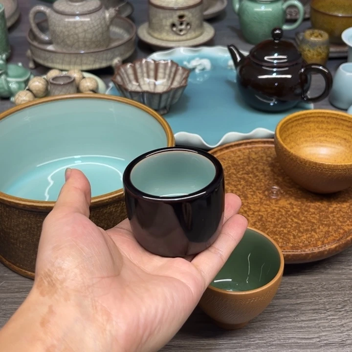 黄灿 墨玉 扳指杯