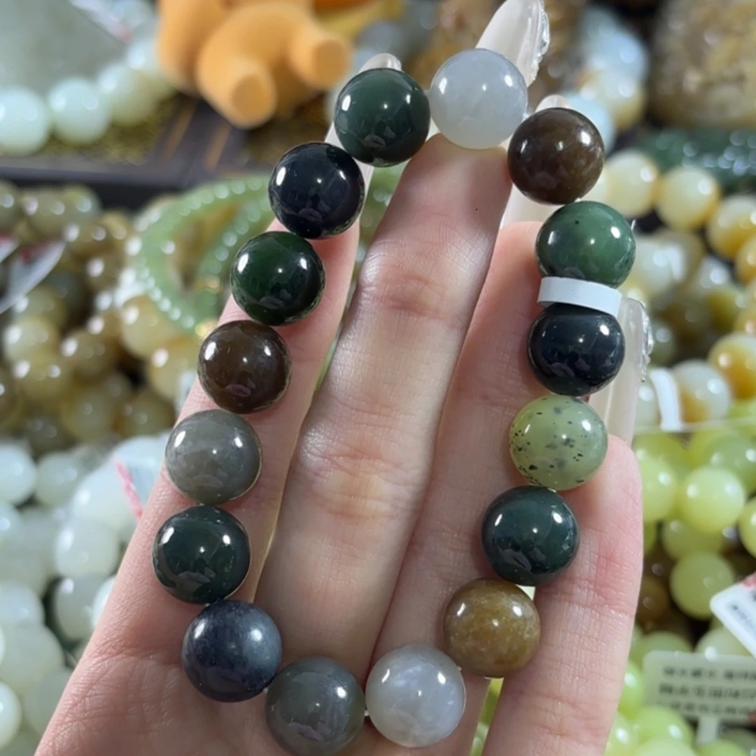 和田玉未镶嵌手链204