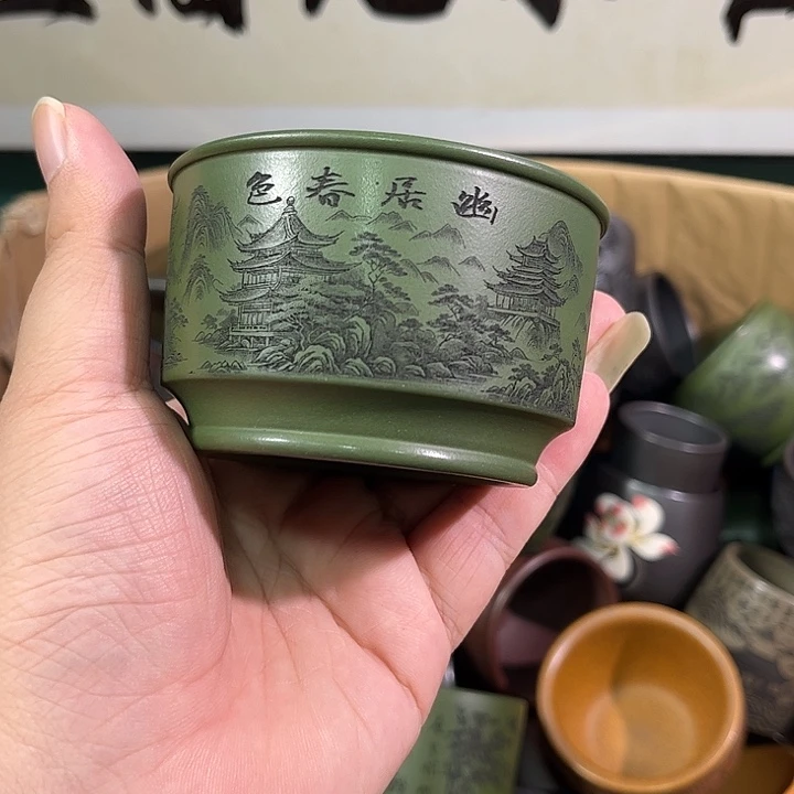 茶杯紫砂全手工紫砂主人杯