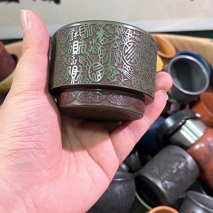 茶杯紫砂全手工紫砂主人杯