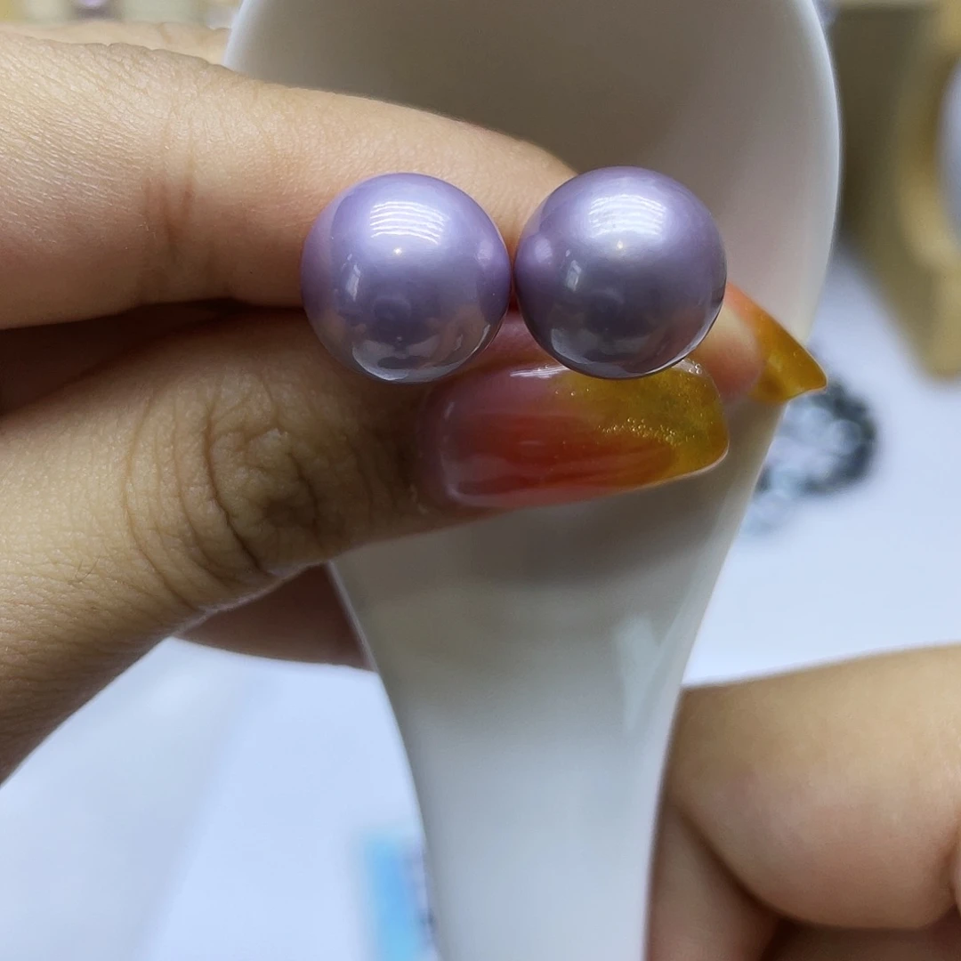 耳饰淡水珍珠银S925镶嵌