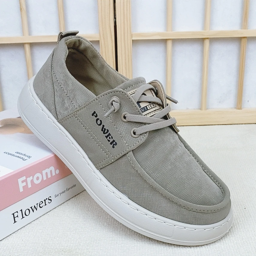 老北京布鞋男单鞋透气帆布潮流休闲新款春秋爸爸单鞋时尚防滑软底