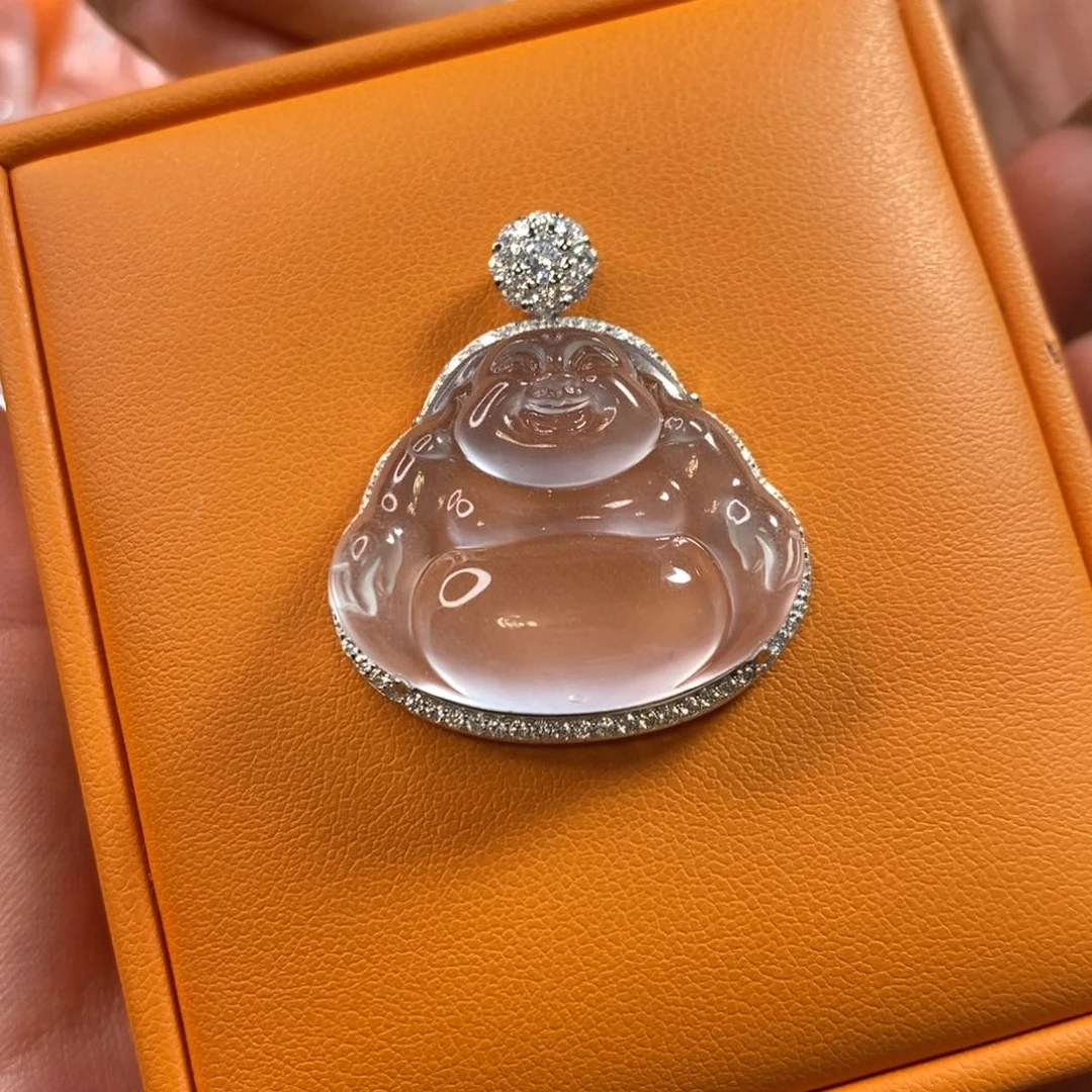 石英质玉黑钢佛公银S925镶嵌巴***仙