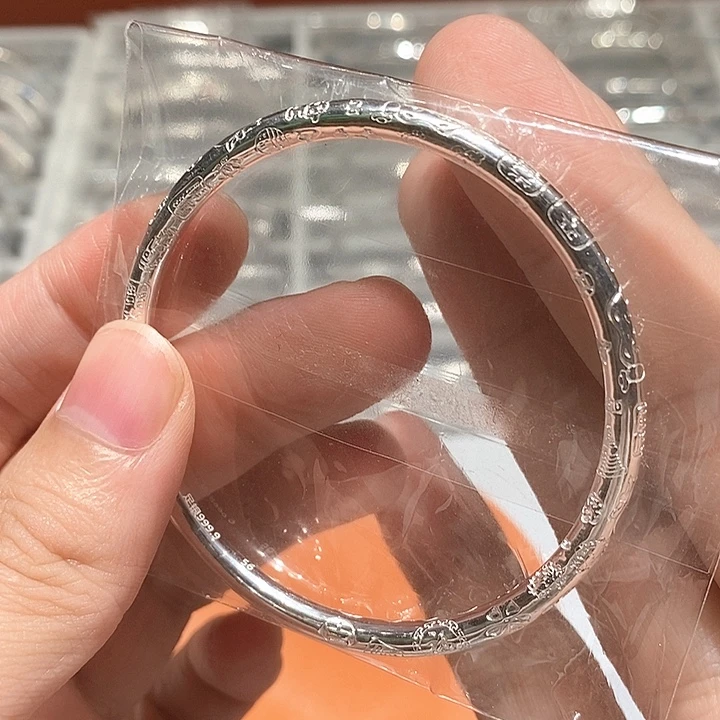 足银足银手镯足银手镯