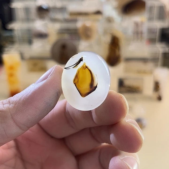 玛瑙/玉髓未镶嵌吊坠(不含链)