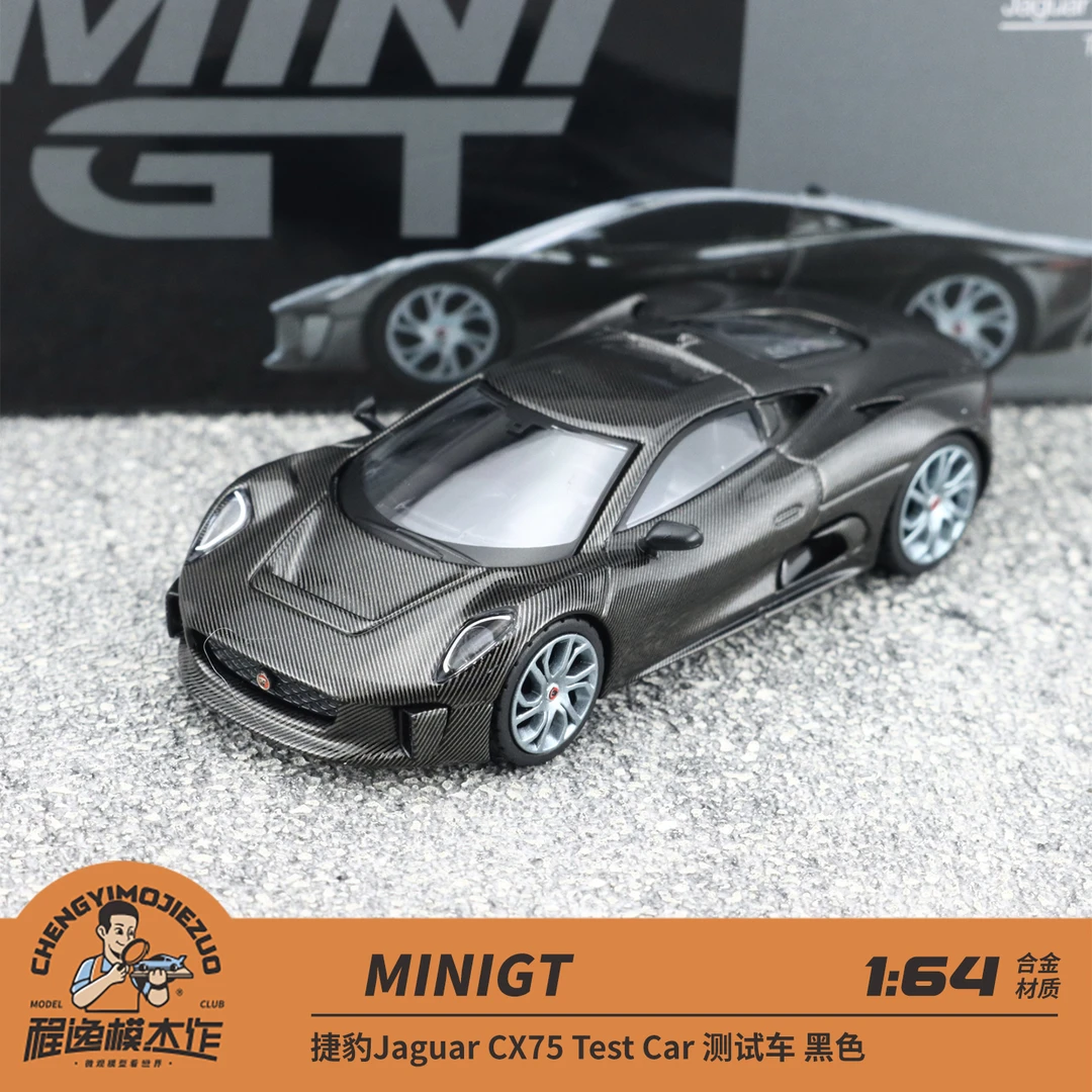 MINIGT 1:64 捷豹Jaguar CX75 Test Car 测试车 黑色 合金车模997