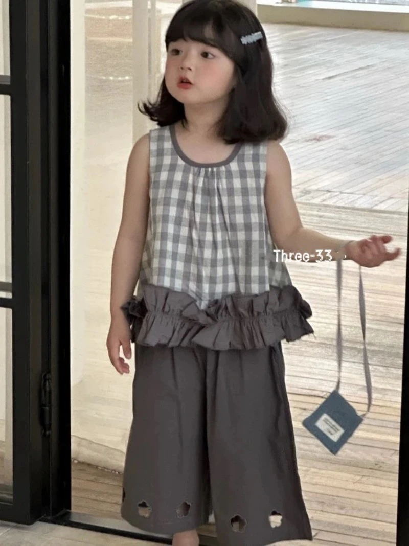 Three  33女童韩系夏季套装