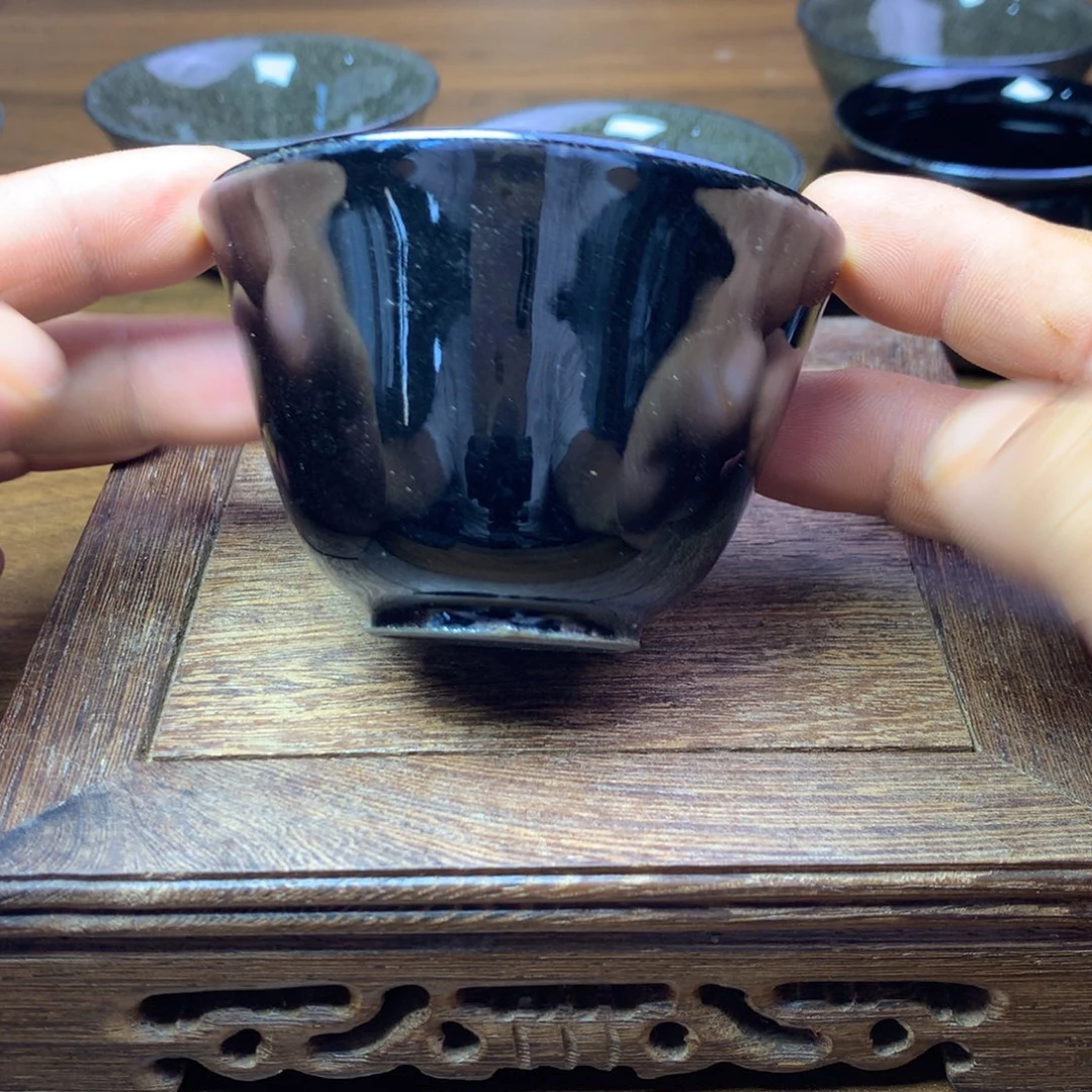 茶盏高铁胎建盏茶器