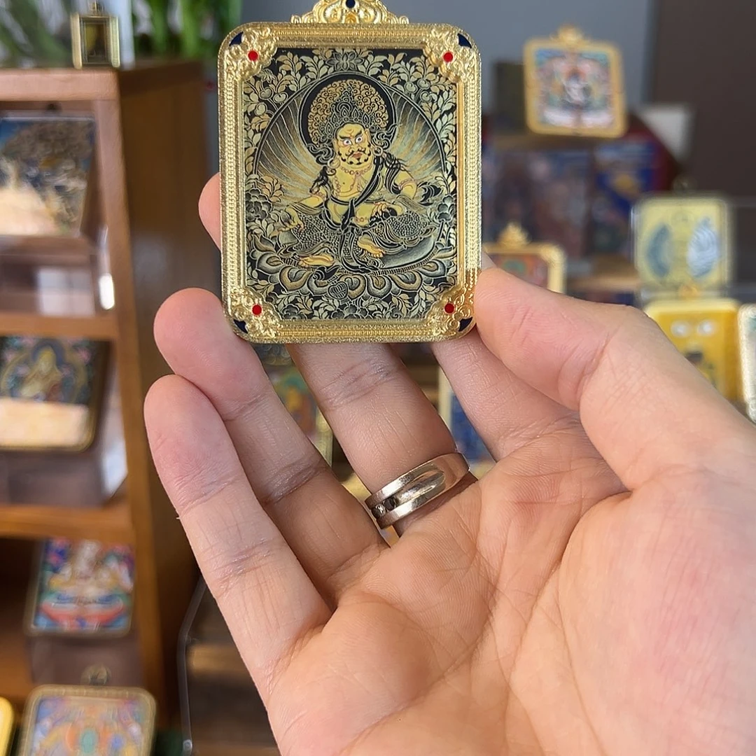 重***哥吊坠黄财神黑金天花板扎老师