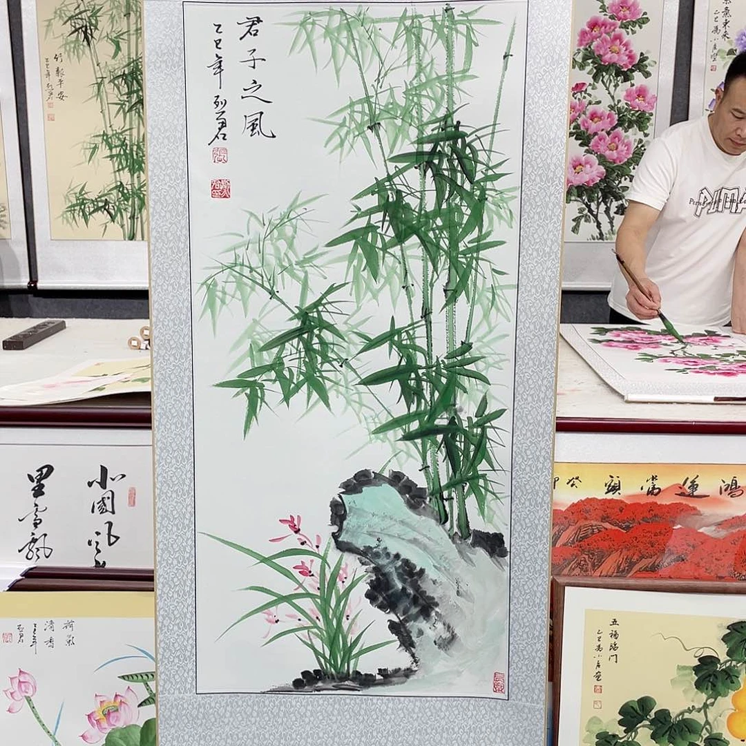 国画手绘画绘画作品