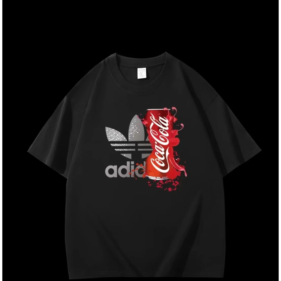 【一折粉丝福利】潮牌男女同款圆领百搭T恤