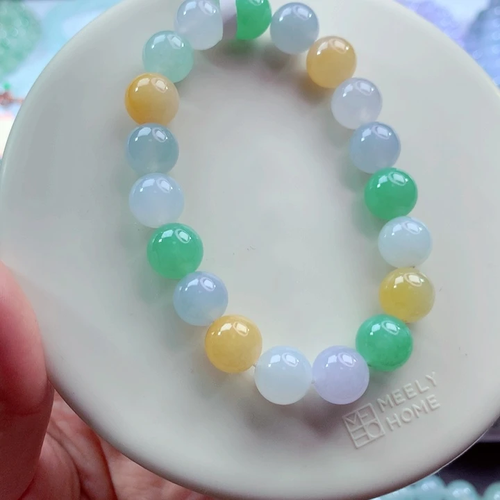 翡翠未镶嵌手链卡10