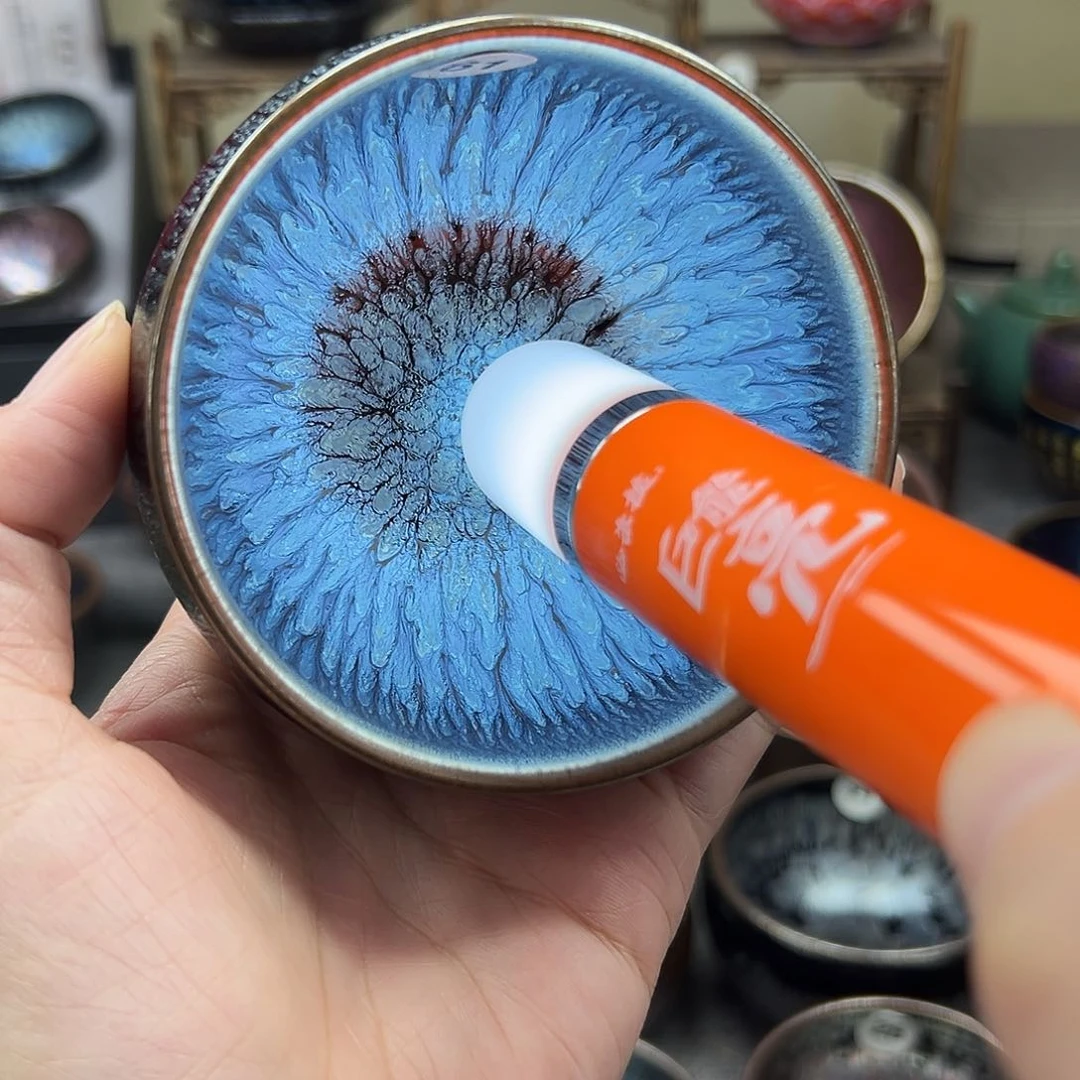 茶盏百花波体手工