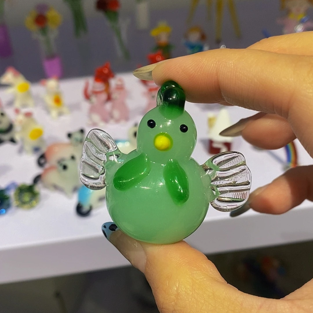 手工艺品琉璃小鸡
