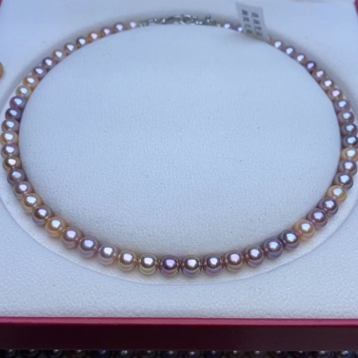 淡水珍珠项链未镶嵌7-8mm