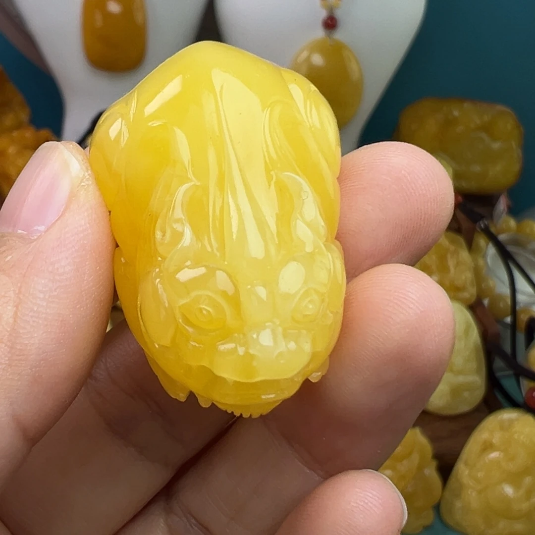 蜜蜡吊坠(不含链)未镶嵌