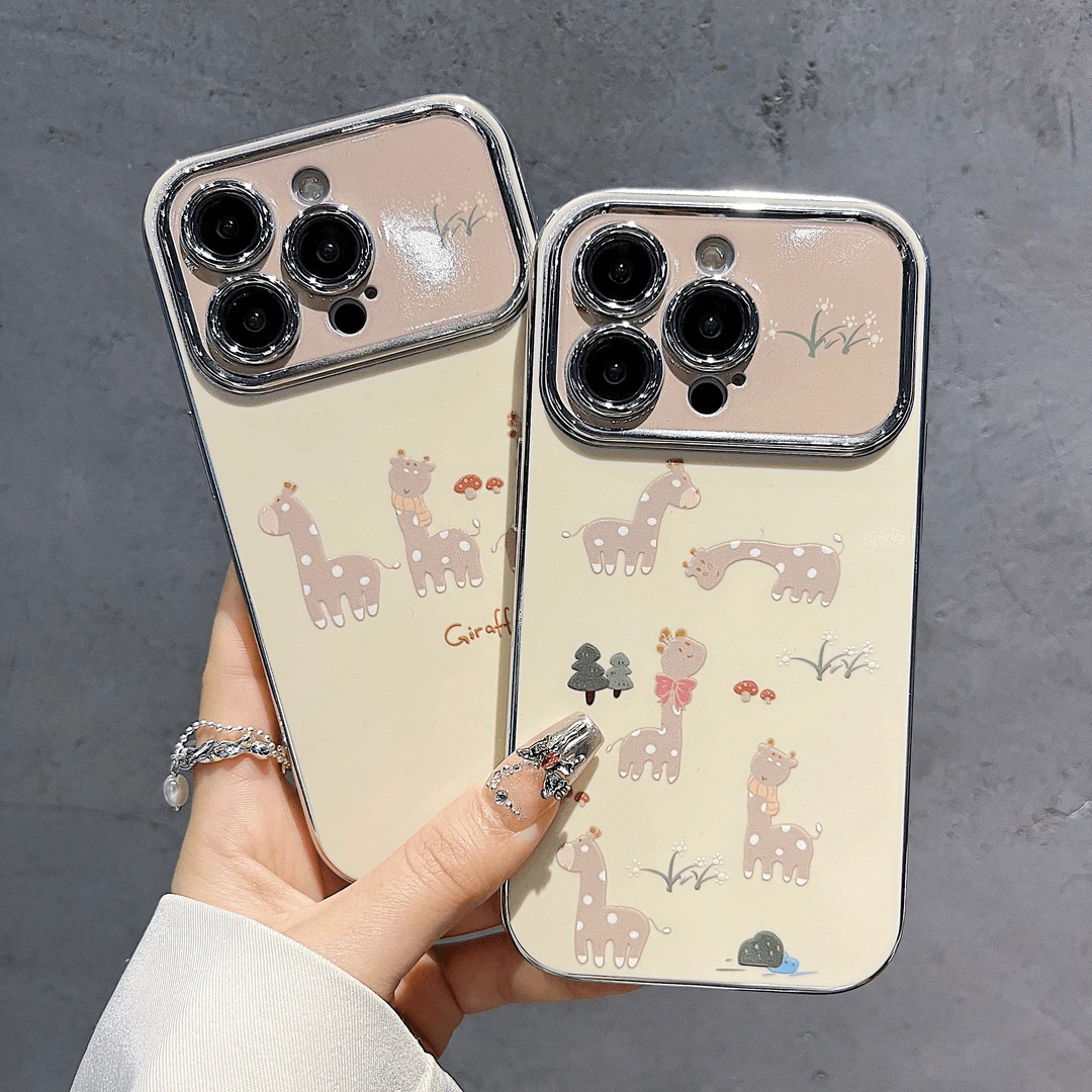 超薄夏天适用苹果17pro手机壳iPhone17新款16大视窗15校园X防摔14