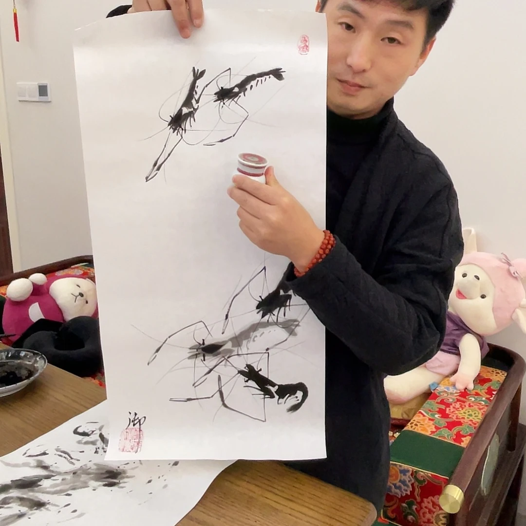 海***川手工手绘作品欣赏
