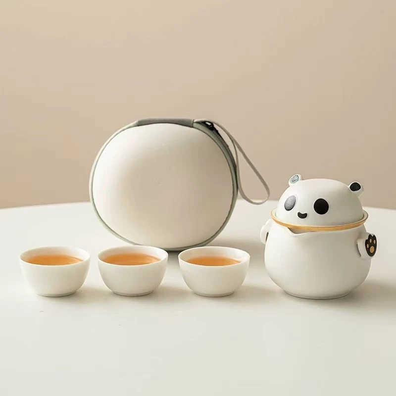 YS411-熊猫旅行茶具