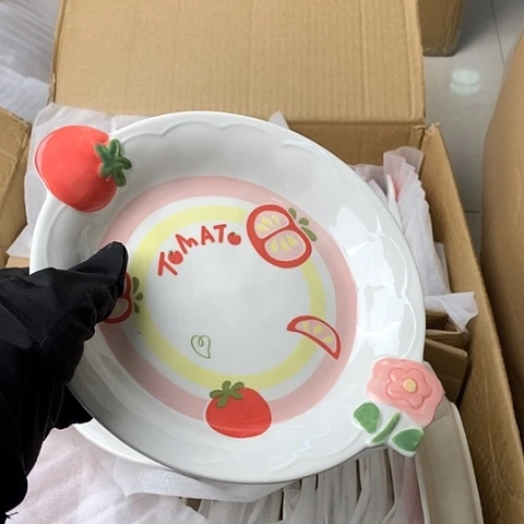 盘陶瓷制品满25拼单发货默认微瑕