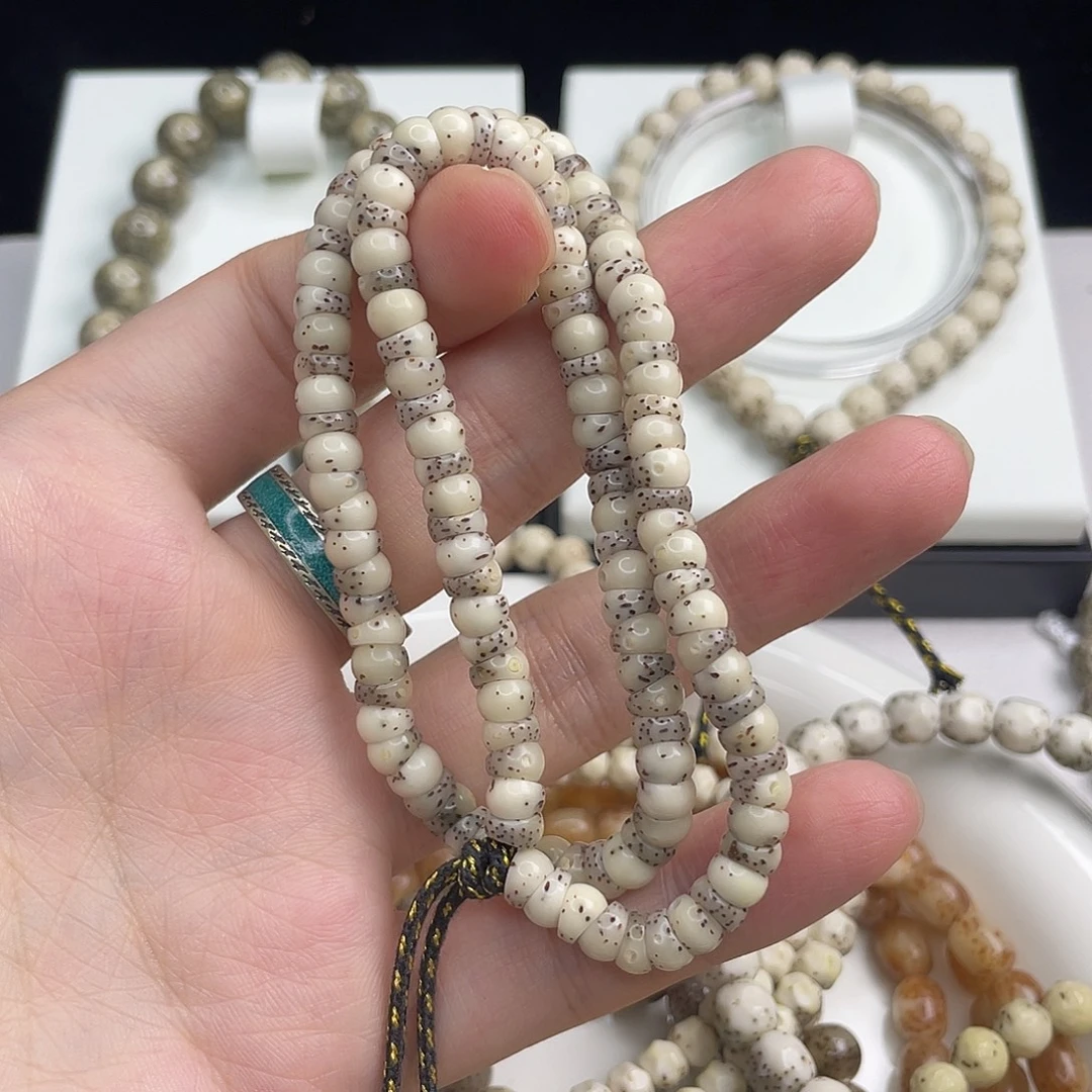 吊坠星月菩提糯冰大留白大肠卡6